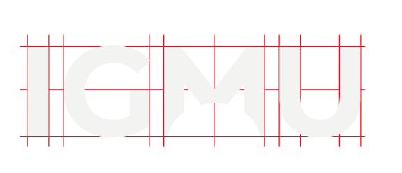 IGMU logo med retningslinjer