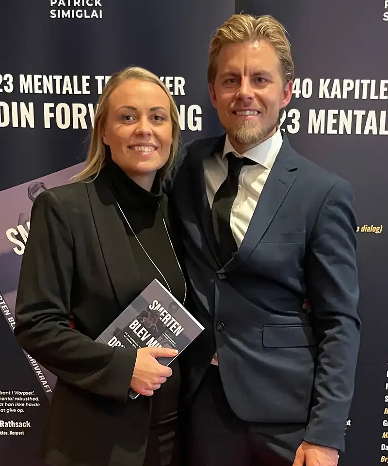 Patrick simiglai og creative viking til bogreception