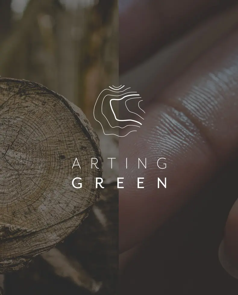 arting green visuel identitet og logo