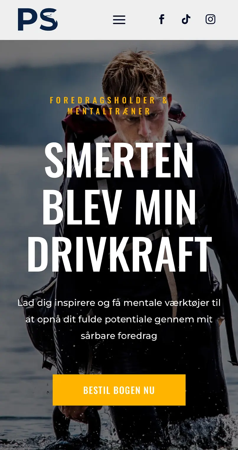 Udtalelser fra Patrick Simiglai hjemmeside på mobil