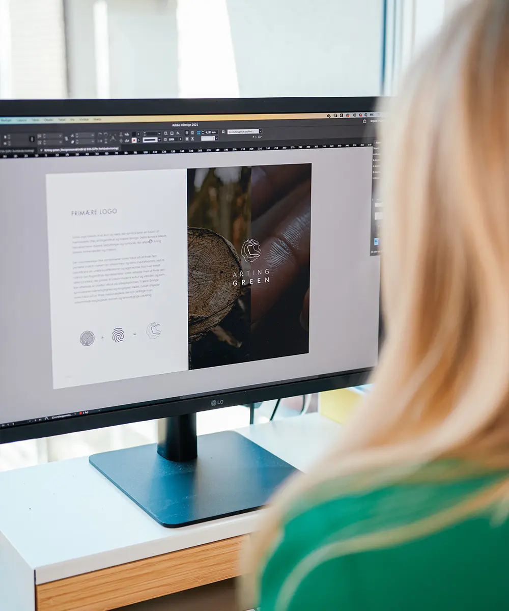 Visuel identitet designprocess
