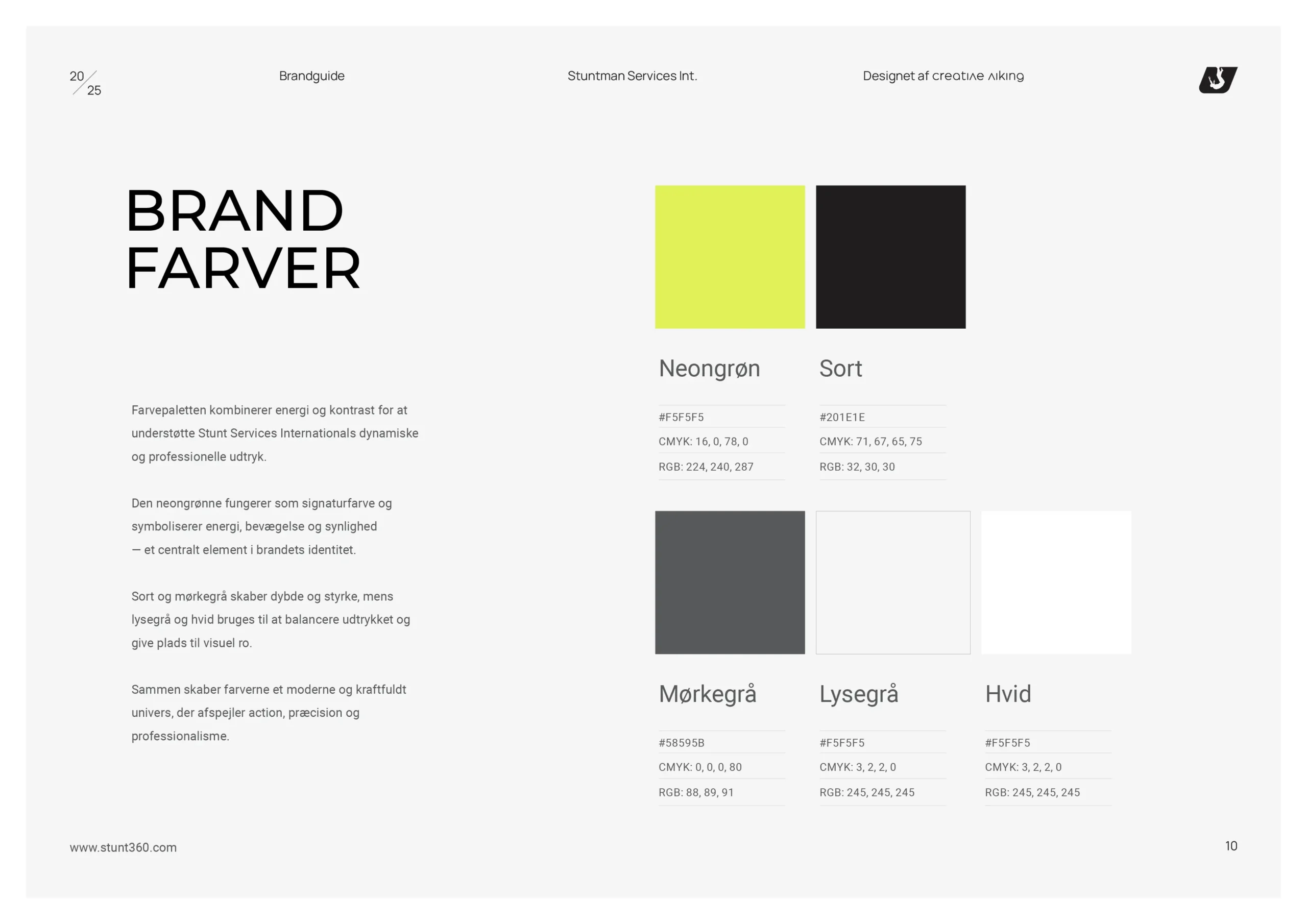 Designmanual farver
